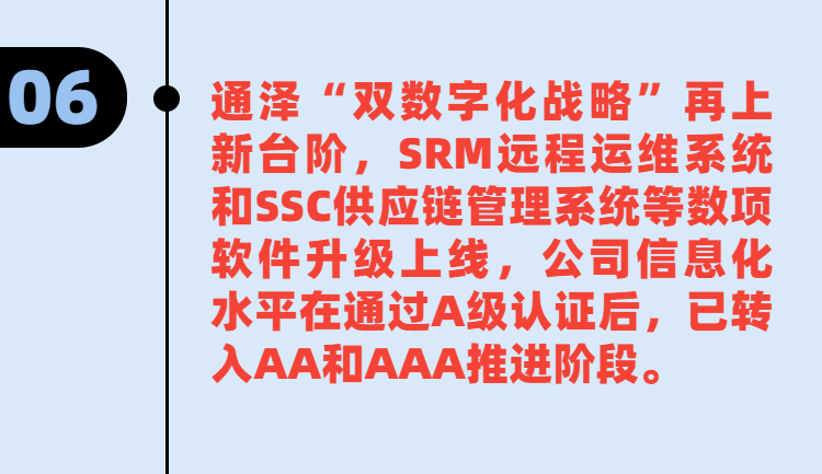 通泽公司2023年十件大事